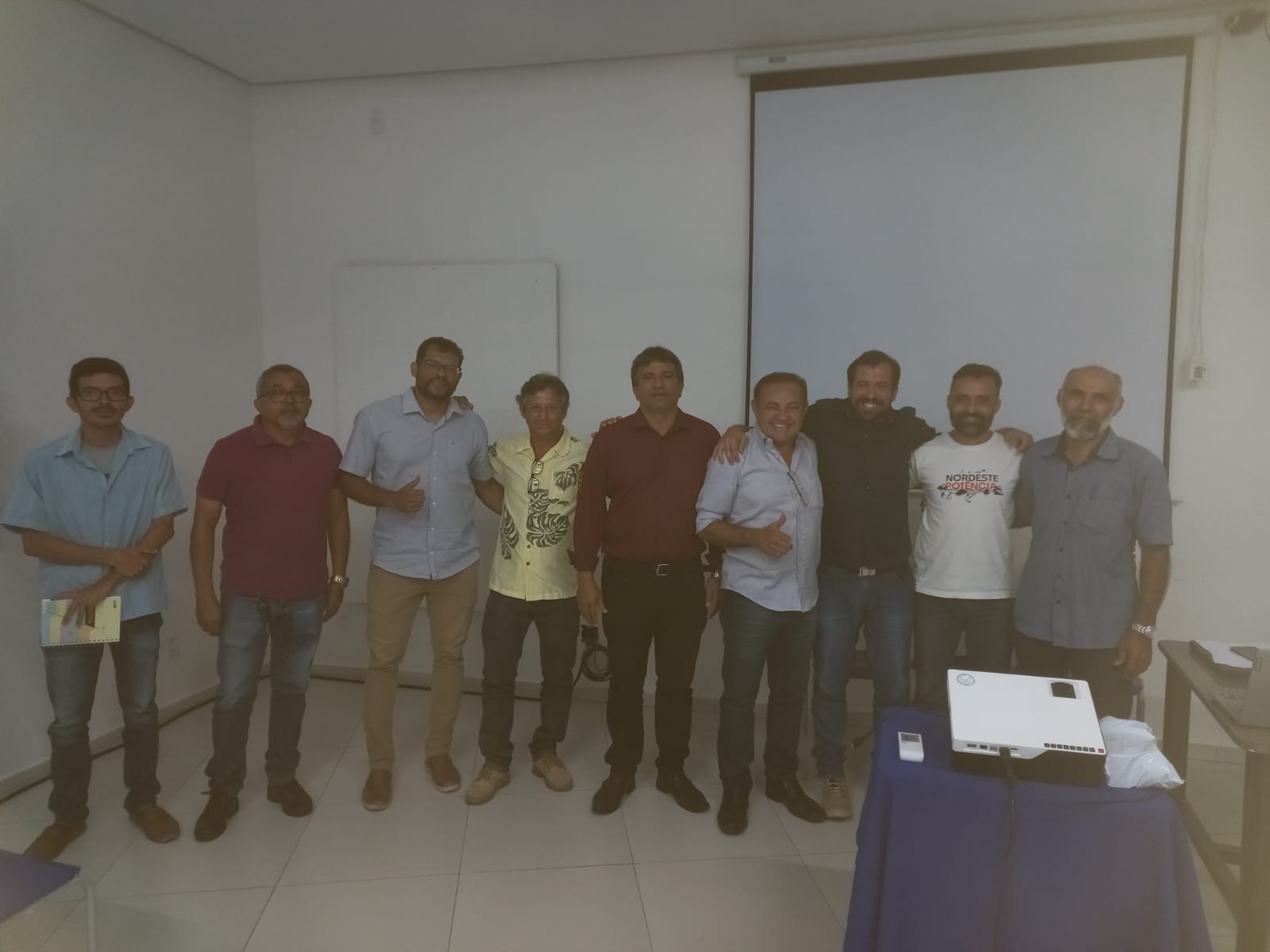 Representantes da UNICAFES, CBRHSSF e do Projeto