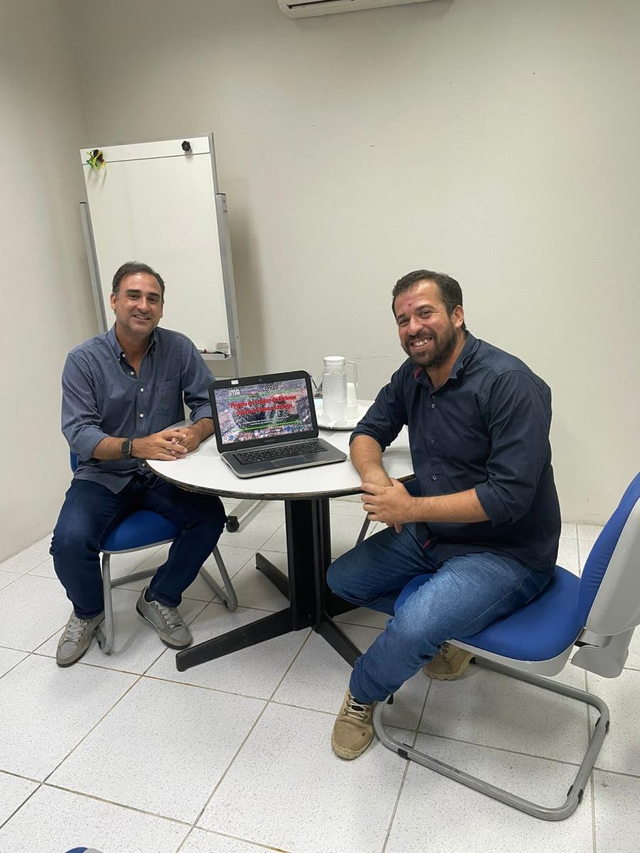 Fabio Rosa (SEBRAE) e Haroldo Almeida (Associação)
